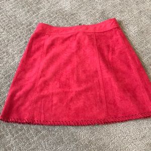 Red Mini Skirt